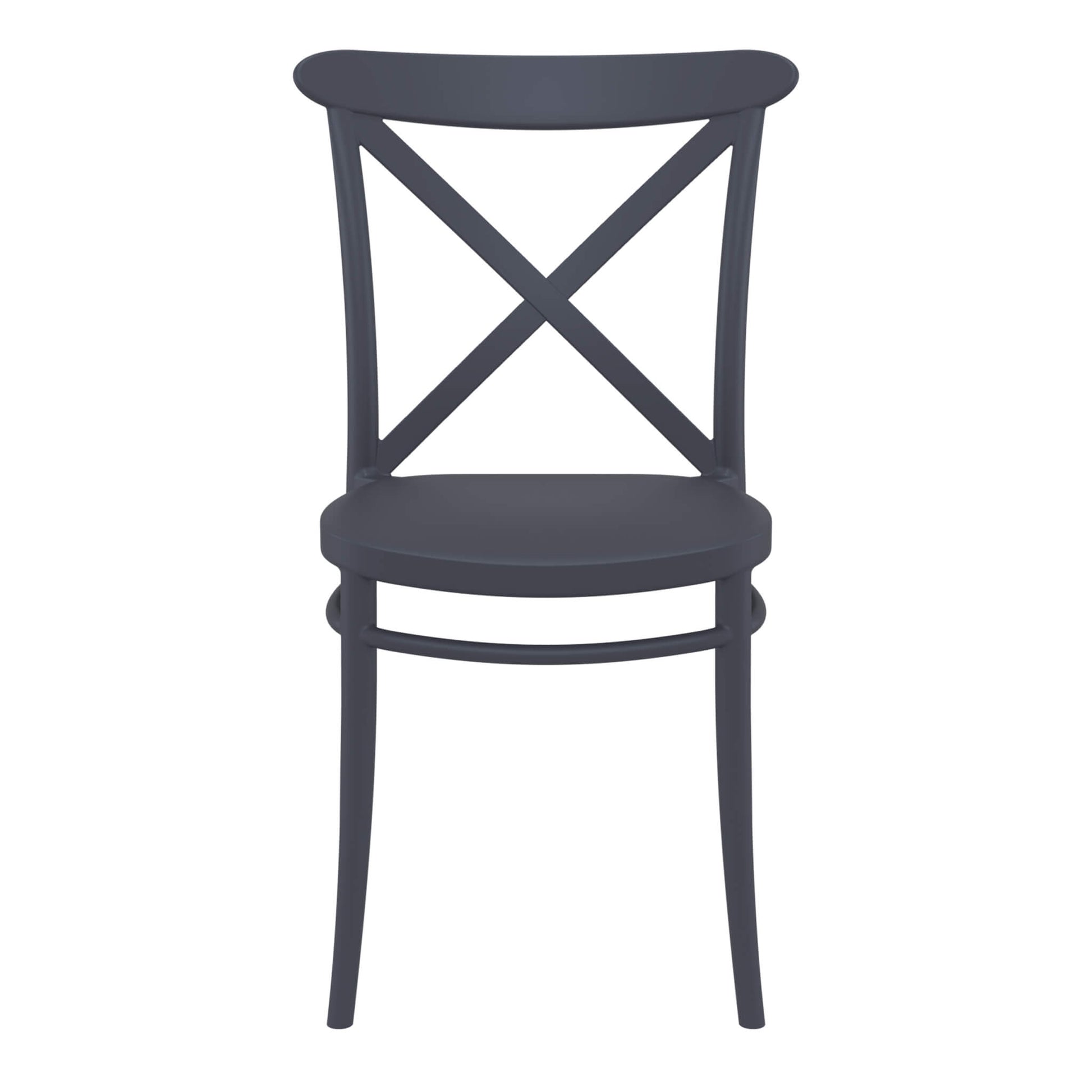 Madden | Country, Stackable, Plastic Outdoor Dining Chairs | Set Of 4