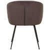 Mansfield | Modern Metal Velvet Dining Chairs With Arms | Set Of 2