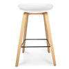 Marbella | Contemporary Coastal Wooden Bar Stool