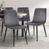 Marion | Grey Velvet Dining Chairs | Set Of 4
