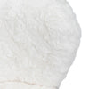 Marli | Modern Metal White Rabbit Fabric Bar Stools | Set Of 2