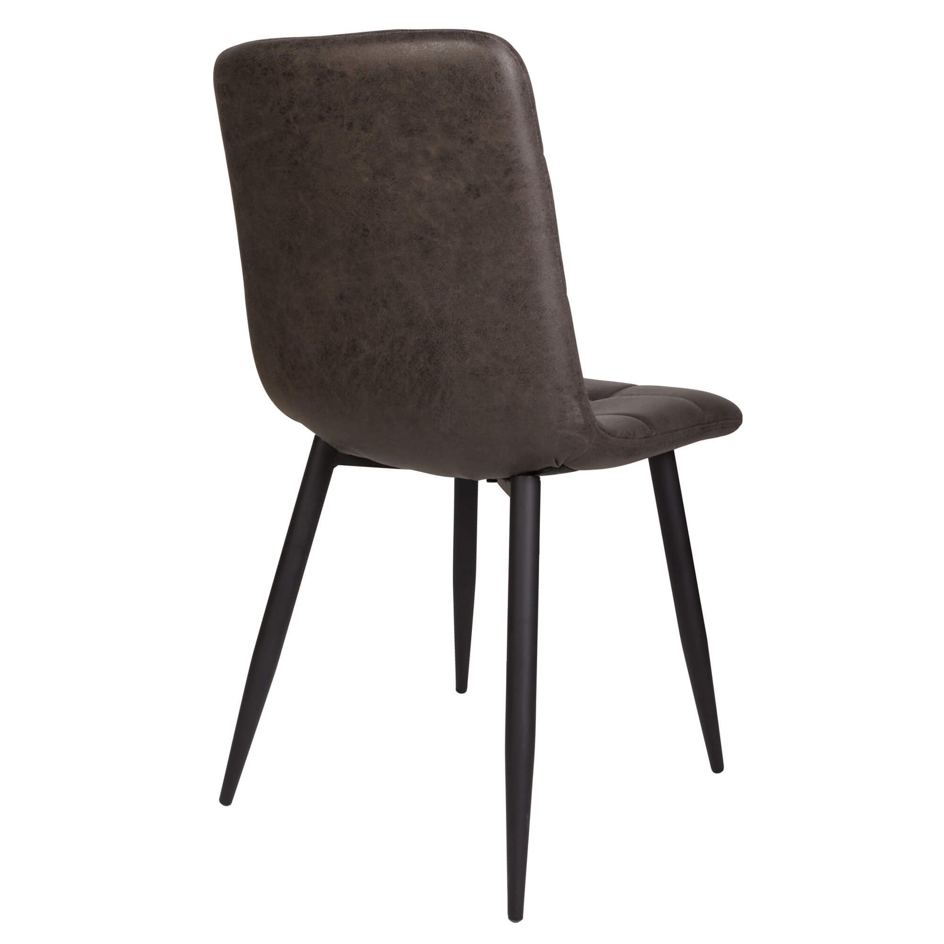 Maryland | Modern PU leather Ultra Suede Fabric Dining Chairs | Set Of 4 | Grey