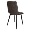Maryland | Modern Taupe, Grey Ultra Suede Fabric Dining Chairs | Set Of 4