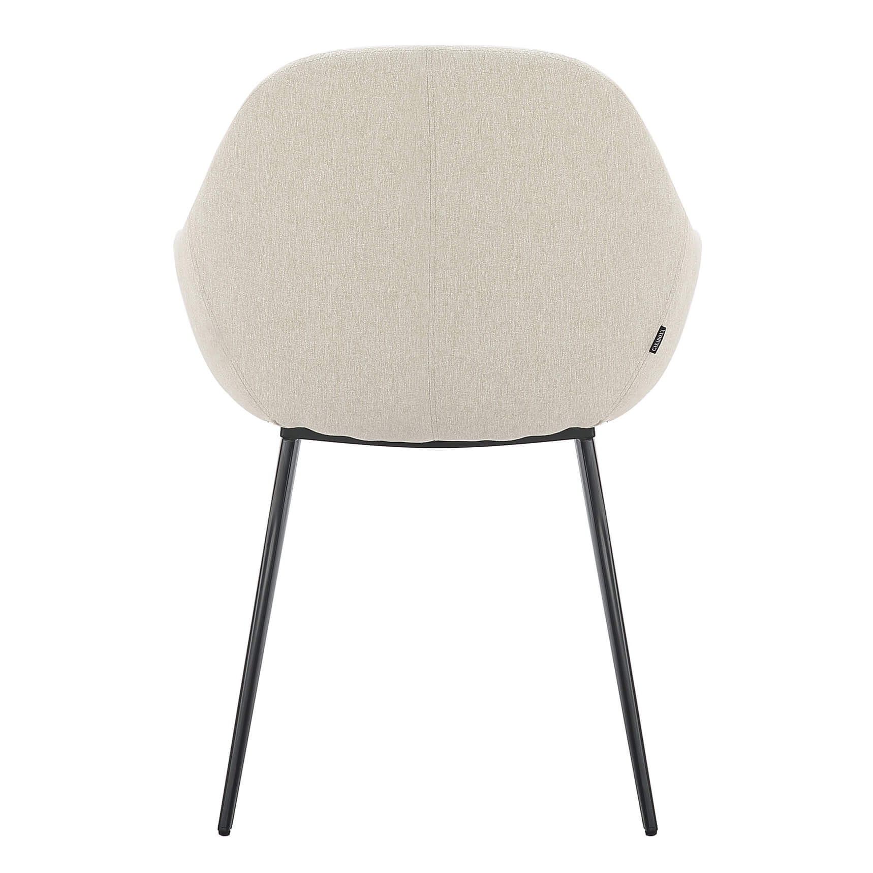 Matera | Contemporary Stain Resistant Fabric Dining Chairs With Arms | Set Of 2