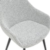 Matera | Contemporary Upholstered Fabric Dining Chairs With Arms | Set Of 2