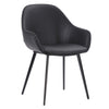 Matera | Contemporary PU Leather Dining Chairs With Arms | Set Of 2