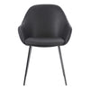 Matera | Contemporary PU Leather Dining Chairs With Arms | Set Of 2