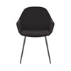 Matera | Contemporary Commercial Velvet Dining Chairs With Arms | Set Of 2