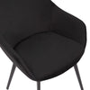 Matera | Contemporary Commercial Velvet Dining Chairs With Arms | Set Of 2