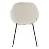 Matera | Contemporary Stain Resistant Fabric Dining Chairs With Arms | Set Of 2