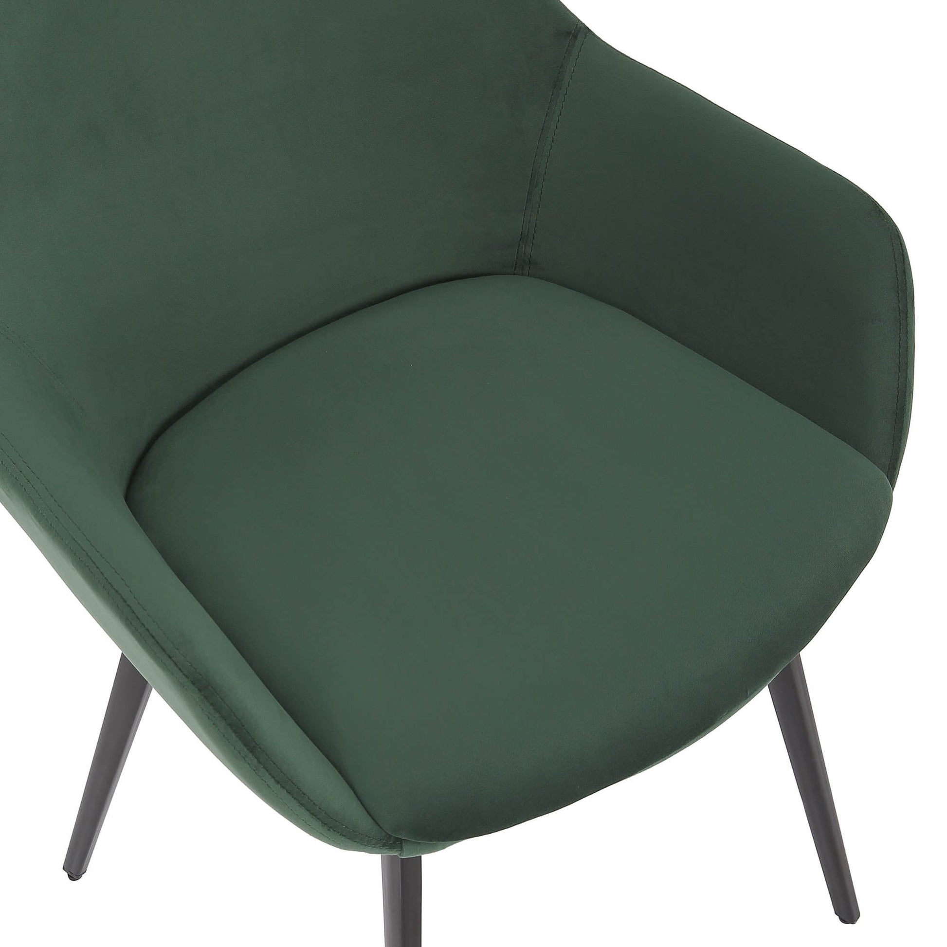 Matera | Contemporary Commercial Velvet Dining Chairs With Arms | Set Of 2