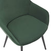 Matera | Contemporary Commercial Velvet Dining Chairs With Arms | Set Of 2