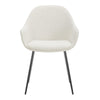 Matera | Contemporary Upholstered Fabric Dining Chairs With Arms | Set Of 2