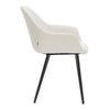 Matera | Contemporary Upholstered Fabric Dining Chairs With Arms | Set Of 2