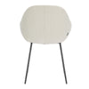 Matera | Contemporary Upholstered Fabric Dining Chairs With Arms | Set Of 2