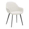 Matera | Contemporary Upholstered Fabric Dining Chairs With Arms | Set Of 2