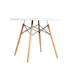 Minerva | Modern Coastal Wooden 4 Seater Round Dining Table