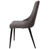 Montville Version 1 | Modern Metal Fabric Dining Chairs | Set Of 2