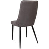 Montville Version 1 | Modern Metal Fabric Dining Chairs | Set Of 2