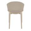 Moresby | Coastal, Plastic Outdoor Dining Chairs With Arms | Set Of 4