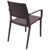 Morwell | Plastic, Outdoor Dining Chairs With Arms | Set Of 2