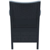 Napier | Resin Outdoor Dining Chairs With Arms