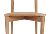 Nebraska | Black Natural Coastal Wooden Dining Chair