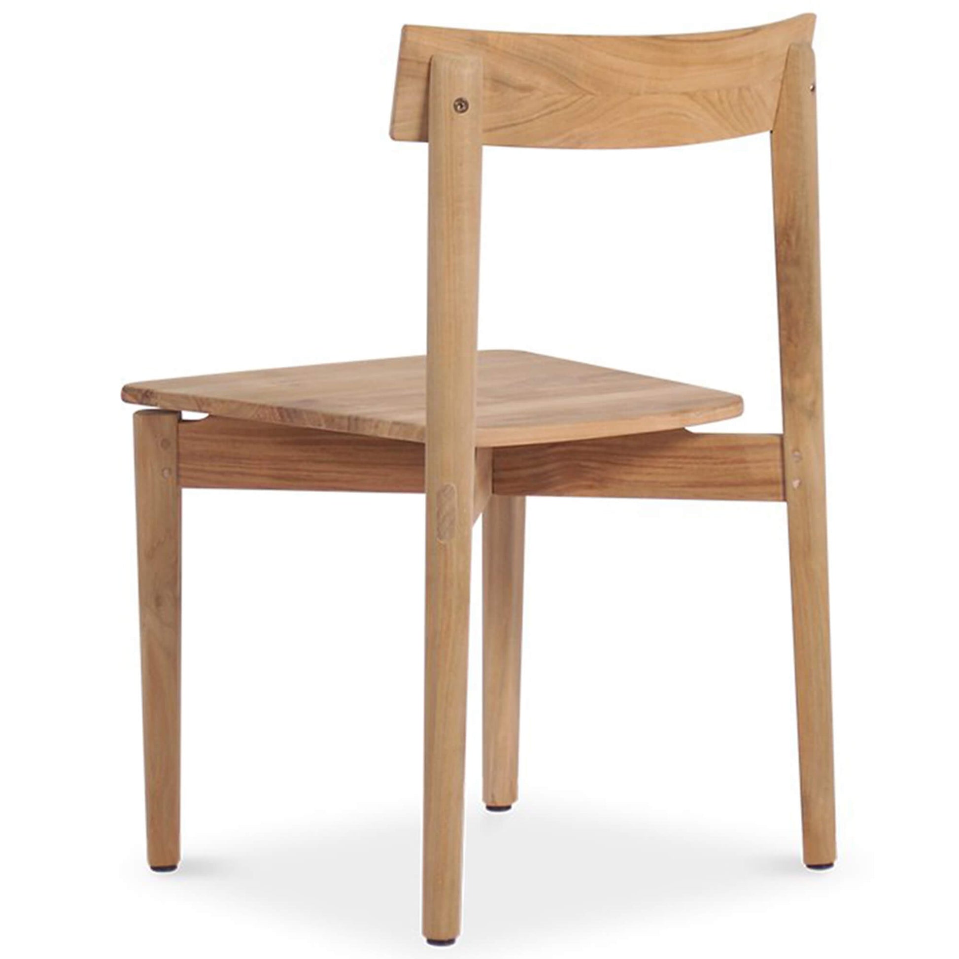 Nebraska | Black Natural Coastal Wooden Dining Chair | Natural