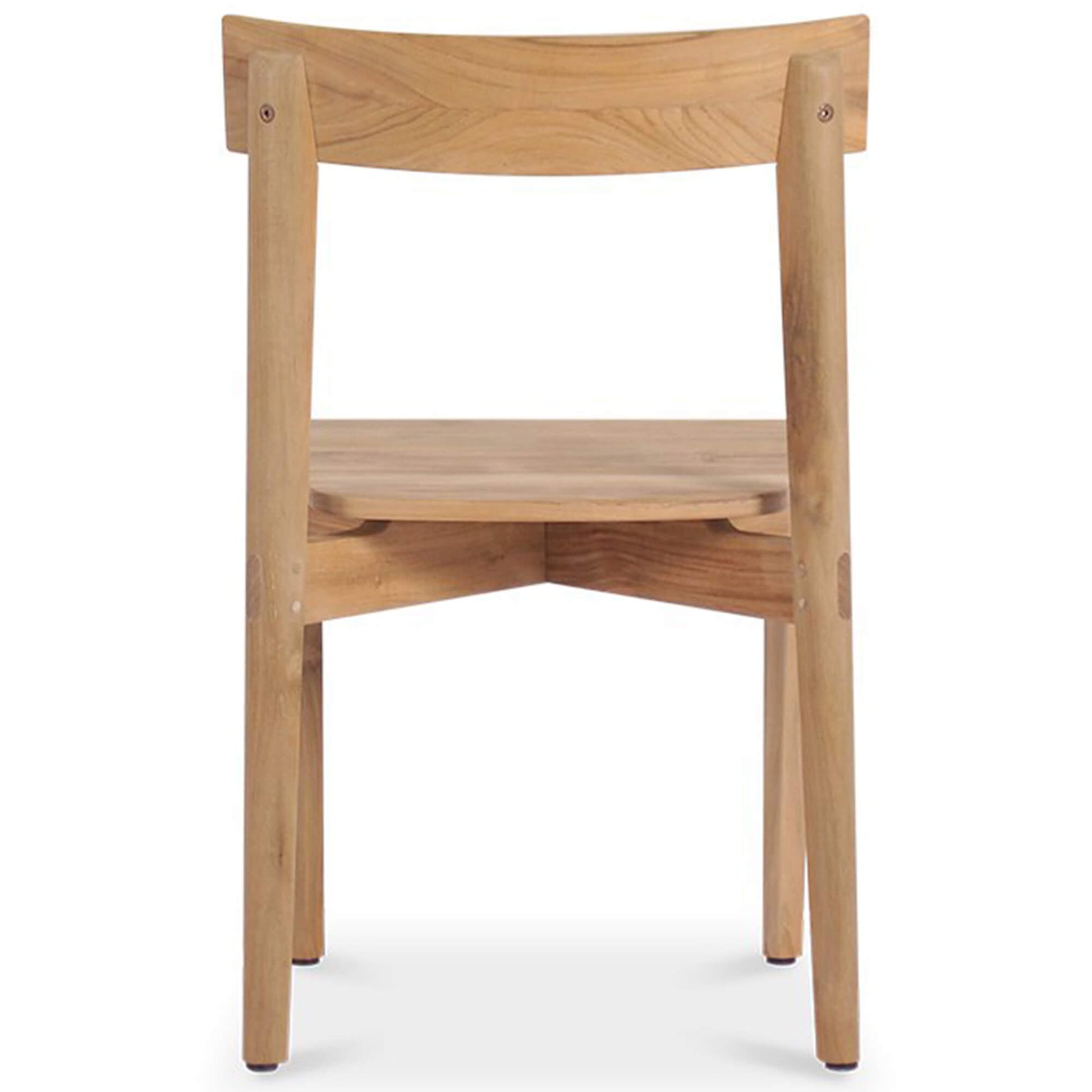 Nebraska | Black Natural Coastal Wooden Dining Chair | Natural