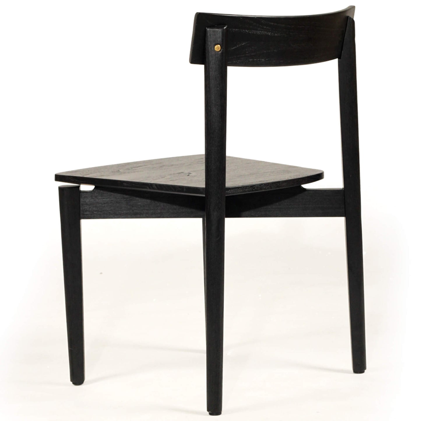 Nebraska | Black Natural Coastal Wooden Dining Chair | Black