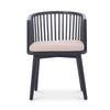 Neo | Modern Black Wooden Coastal Dining Chair With Arms