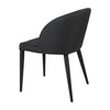 Newstead | Version 1 | Modern Black and Natural Textured Fabric Dining Chair
