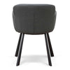 Northampton | Gunmetal Grey Modern Dining Chair | Grey
