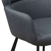 Northampton | Gunmetal Grey Fabric Modern Dining Chair