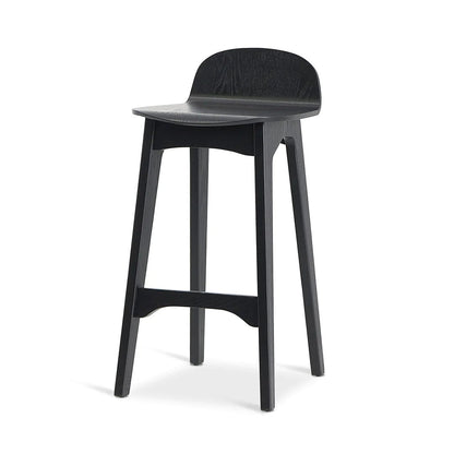 Oaklands | Scandinavian Style Natural Black Wooden Bar Stools