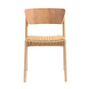 Oceanside | Coastal Commercial Rattan Wooden Dining Chairs | Set Of 2