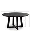 Oceanside | Coastal 1.5m Round Wooden Dining Table