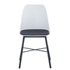 Olsen - Grey, White, Yellow, Green, Blue Plastic Mid Century Dining Chairs