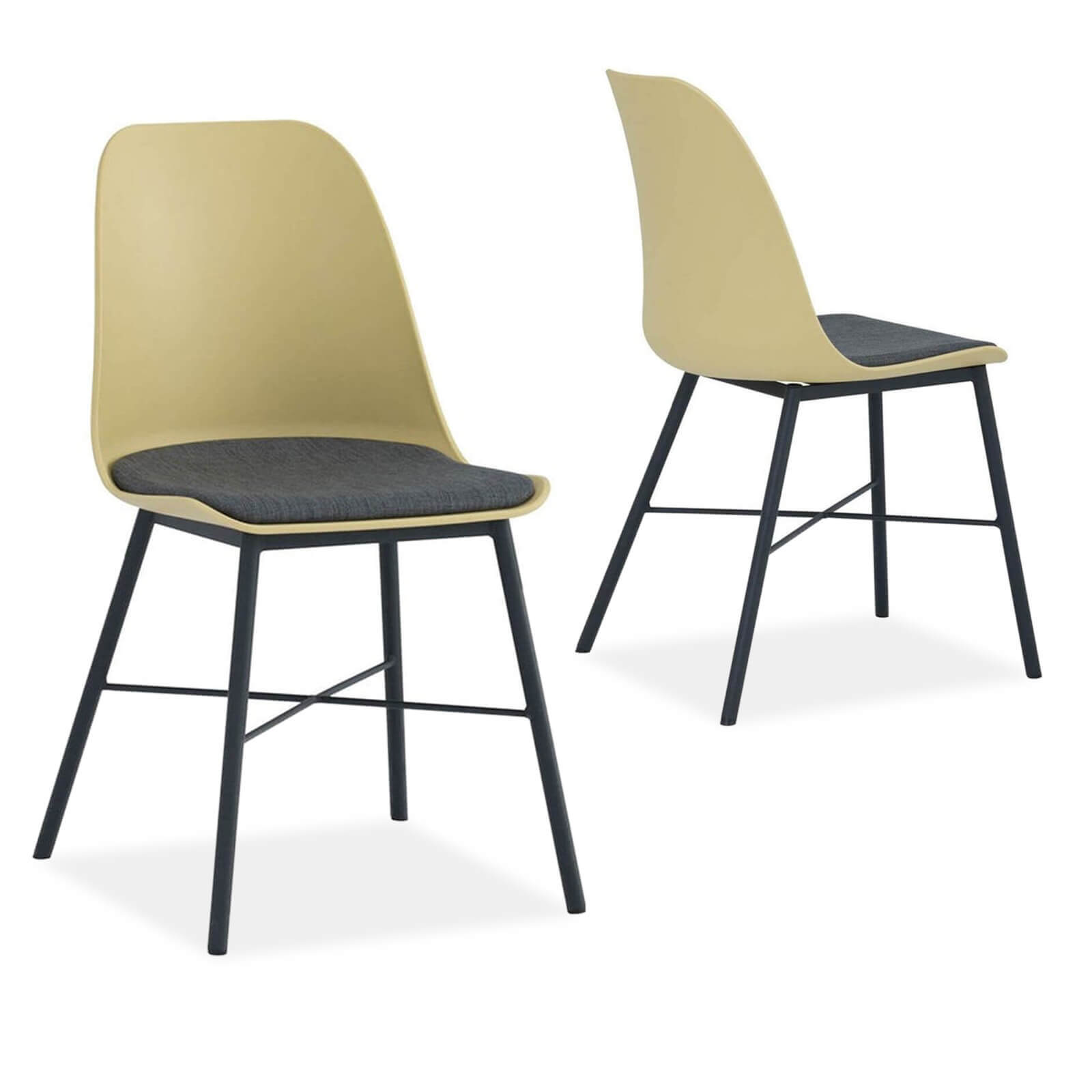 Olsen | Plastic Mid Century Dining Chairs | Set Of 2