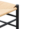 Otway | Matte Black Wooden Rattan Dining Chairs | Set Of 2