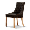 Presicce | French Provincial Fabric Wooden Dining Chairs | Set Of 2