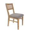 Riverbank | Coastal Fabric Wooden Dining Chairs | Set Of 2