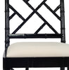 Rutherford | Fretwork Version | Grey, Weathered Oak, Dark Oak, Black, Navy Hamptons Wooden Dining Chair