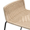 Sanctuary | Coastal Metal Rattan Bar Stools | Set Of 4