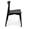 Scottsdale | Natural Black Wooden Dining Chairs | Set Of 2 | Black