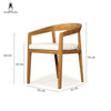 Shoalhaven | Natural, White, Outdoor Mid Century Wooden Dining Chairs