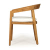 Shoalhaven |  Natural, White, Outdoor Mid Century Wooden Dining Chair