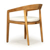 Shoalhaven |  Natural, White, Outdoor Mid Century Wooden Dining Chair