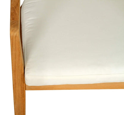 Shoalhaven |  Natural, White, Outdoor Mid Century Wooden Dining Chair | Natural