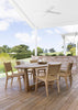 Shoreline | Sand, Coastal Wooden Rattan Dining Chair